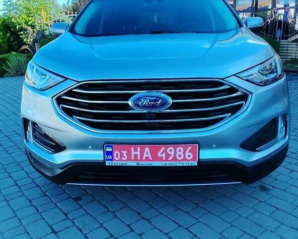 Серый Форд Эдж, объемом двигателя 2 л и пробегом 121 тыс. км за 19900 $, фото 2 на Automoto.ua