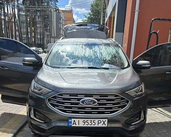 Серый Форд Эдж, объемом двигателя 2 л и пробегом 108 тыс. км за 18750 $, фото 5 на Automoto.ua