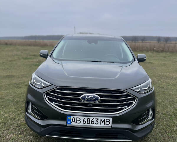 Серый Форд Эдж, объемом двигателя 2 л и пробегом 93 тыс. км за 19600 $, фото 4 на Automoto.ua