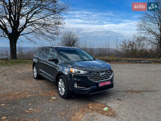 Серый Форд Эдж, объемом двигателя 2 л и пробегом 129 тыс. км за 18999 $, фото 1 на Automoto.ua