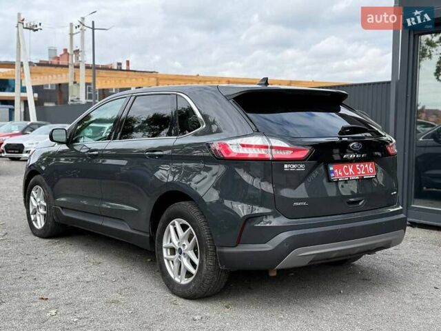 Серый Форд Эдж, объемом двигателя 2 л и пробегом 132 тыс. км за 21000 $, фото 2 на Automoto.ua