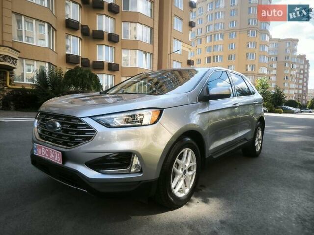 Серый Форд Эдж, объемом двигателя 2 л и пробегом 112 тыс. км за 17900 $, фото 1 на Automoto.ua