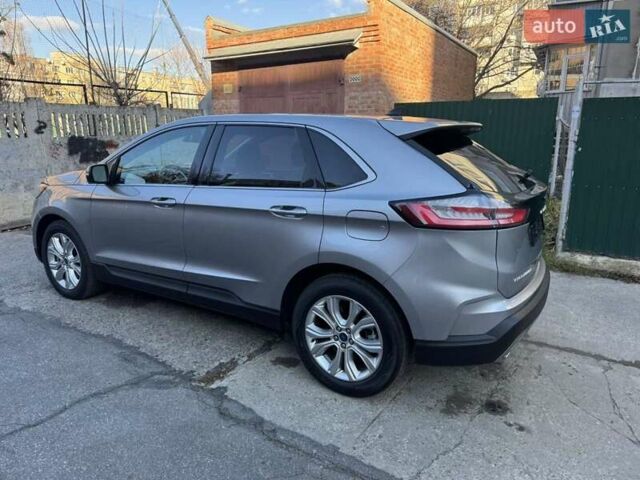 Серый Форд Эдж, объемом двигателя 2 л и пробегом 118 тыс. км за 22500 $, фото 6 на Automoto.ua