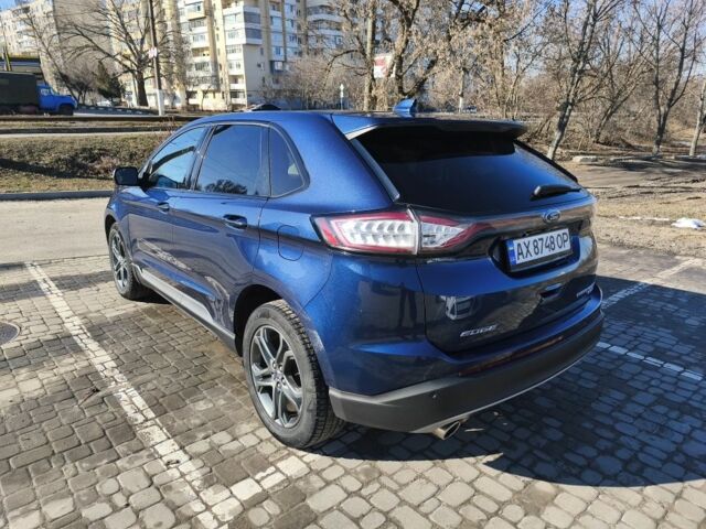 Синий Форд Эдж, объемом двигателя 2 л и пробегом 146 тыс. км за 18000 $, фото 6 на Automoto.ua