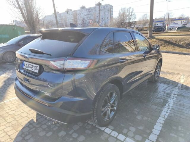 Синий Форд Эдж, объемом двигателя 2 л и пробегом 146 тыс. км за 18000 $, фото 4 на Automoto.ua