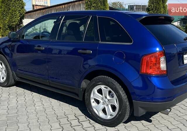 Синий Форд Эдж, объемом двигателя 2 л и пробегом 262 тыс. км за 10699 $, фото 12 на Automoto.ua