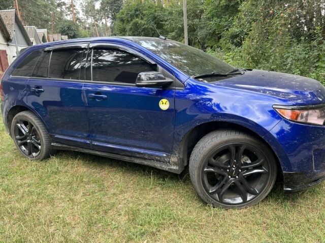 Синий Форд Эдж, объемом двигателя 3.7 л и пробегом 315 тыс. км за 14700 $, фото 2 на Automoto.ua