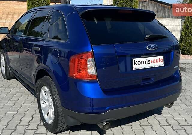 Синий Форд Эдж, объемом двигателя 2 л и пробегом 262 тыс. км за 10699 $, фото 15 на Automoto.ua