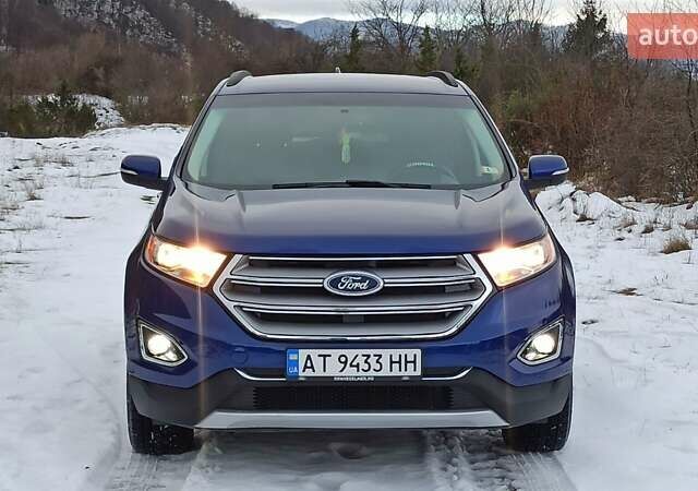 Синий Форд Эдж, объемом двигателя 3.5 л и пробегом 146 тыс. км за 17400 $, фото 8 на Automoto.ua