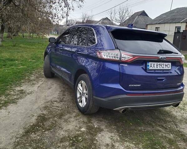 Синий Форд Эдж, объемом двигателя 3.5 л и пробегом 160 тыс. км за 14000 $, фото 1 на Automoto.ua