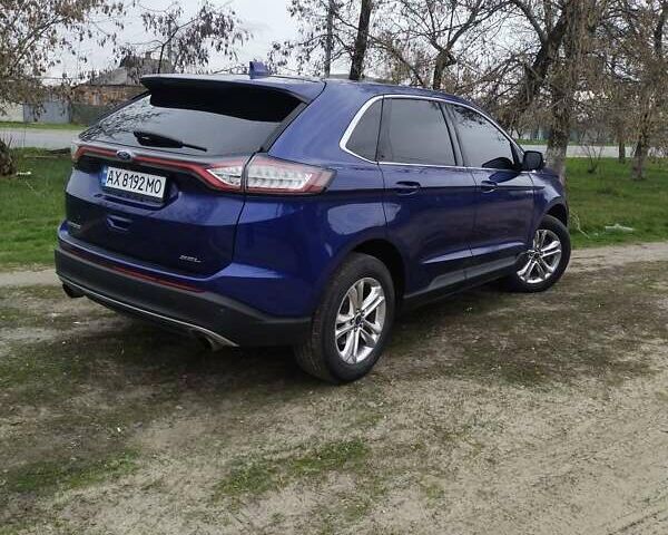 Синий Форд Эдж, объемом двигателя 3.5 л и пробегом 160 тыс. км за 14000 $, фото 3 на Automoto.ua