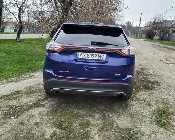 Синий Форд Эдж, объемом двигателя 3.5 л и пробегом 160 тыс. км за 14000 $, фото 4 на Automoto.ua