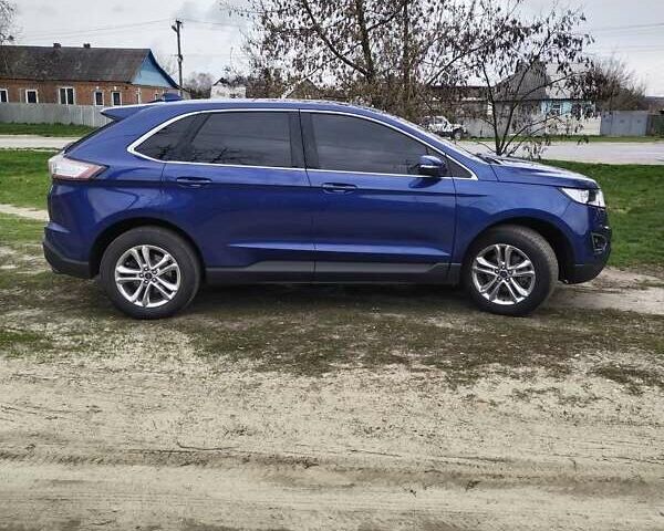 Синий Форд Эдж, объемом двигателя 3.5 л и пробегом 160 тыс. км за 14000 $, фото 2 на Automoto.ua