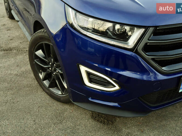 Синий Форд Эдж, объемом двигателя 3.5 л и пробегом 115 тыс. км за 20000 $, фото 2 на Automoto.ua