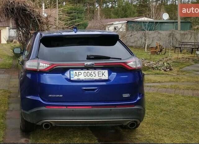 Синий Форд Эдж, объемом двигателя 2 л и пробегом 120 тыс. км за 13600 $, фото 4 на Automoto.ua