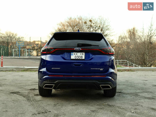 Синий Форд Эдж, объемом двигателя 3.5 л и пробегом 115 тыс. км за 20000 $, фото 8 на Automoto.ua