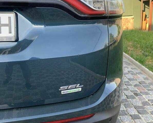 Синий Форд Эдж, объемом двигателя 2 л и пробегом 255 тыс. км за 10900 $, фото 1 на Automoto.ua