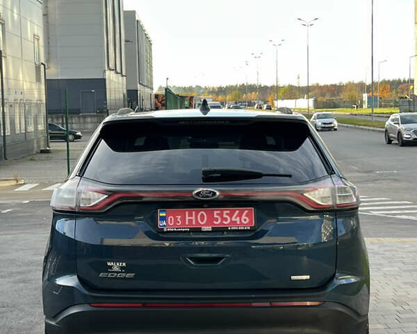 Синий Форд Эдж, объемом двигателя 2 л и пробегом 75 тыс. км за 13750 $, фото 4 на Automoto.ua