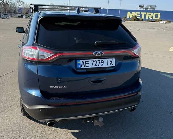 Синій Форд Едж, об'ємом двигуна 2 л та пробігом 76 тис. км за 13899 $, фото 7 на Automoto.ua