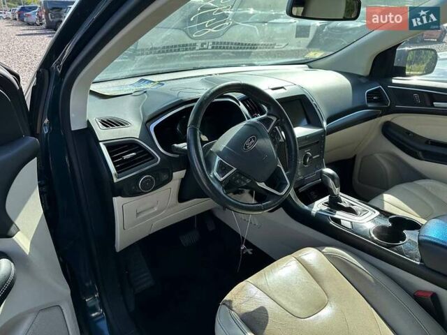 Синий Форд Эдж, объемом двигателя 2 л и пробегом 150 тыс. км за 14500 $, фото 6 на Automoto.ua
