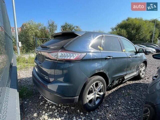 Синий Форд Эдж, объемом двигателя 2 л и пробегом 150 тыс. км за 14700 $, фото 3 на Automoto.ua