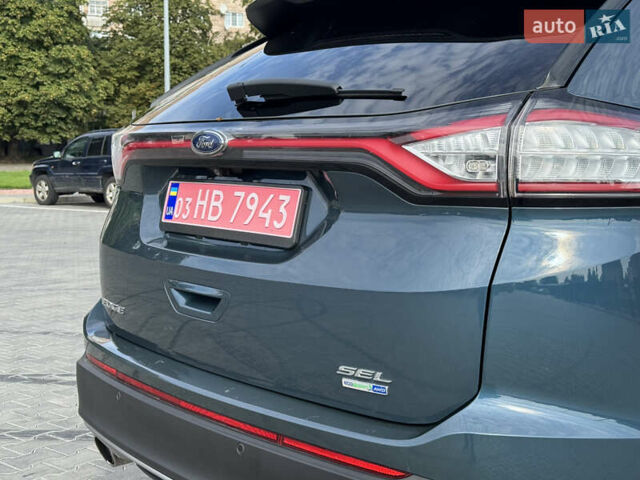 Синій Форд Едж, об'ємом двигуна 2 л та пробігом 210 тис. км за 13999 $, фото 15 на Automoto.ua