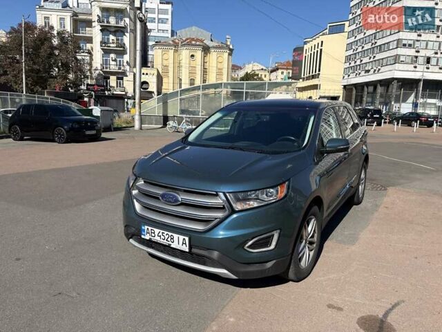 Синий Форд Эдж, объемом двигателя 2 л и пробегом 146 тыс. км за 19999 $, фото 2 на Automoto.ua