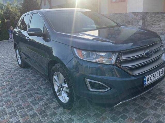 Синий Форд Эдж, объемом двигателя 2 л и пробегом 255 тыс. км за 10900 $, фото 2 на Automoto.ua