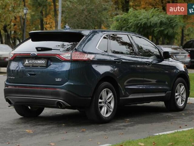 Синій Форд Едж, об'ємом двигуна 2 л та пробігом 105 тис. км за 17900 $, фото 3 на Automoto.ua