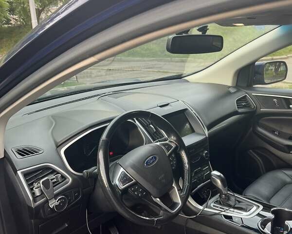 Синий Форд Эдж, объемом двигателя 2 л и пробегом 102 тыс. км за 15800 $, фото 4 на Automoto.ua
