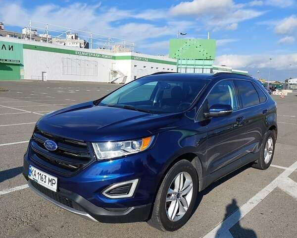 Синій Форд Едж, об'ємом двигуна 2 л та пробігом 126 тис. км за 15950 $, фото 2 на Automoto.ua