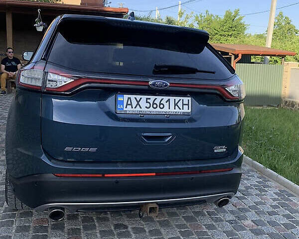 Синій Форд Едж, об'ємом двигуна 2 л та пробігом 223 тис. км за 10500 $, фото 6 на Automoto.ua