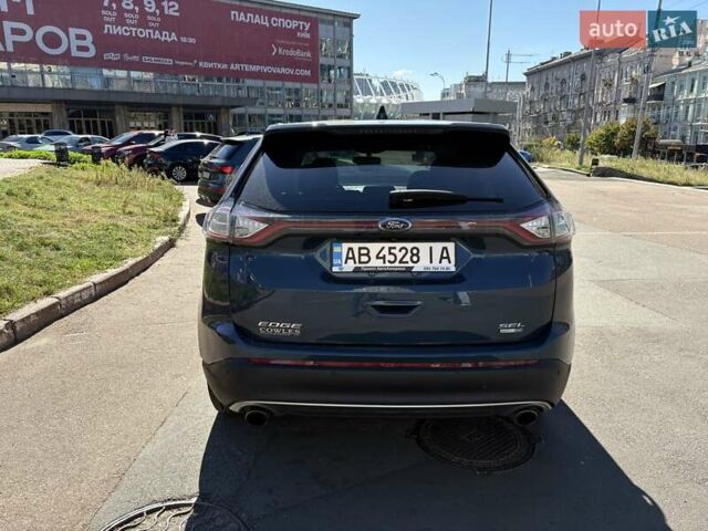 Синий Форд Эдж, объемом двигателя 2 л и пробегом 146 тыс. км за 19999 $, фото 8 на Automoto.ua