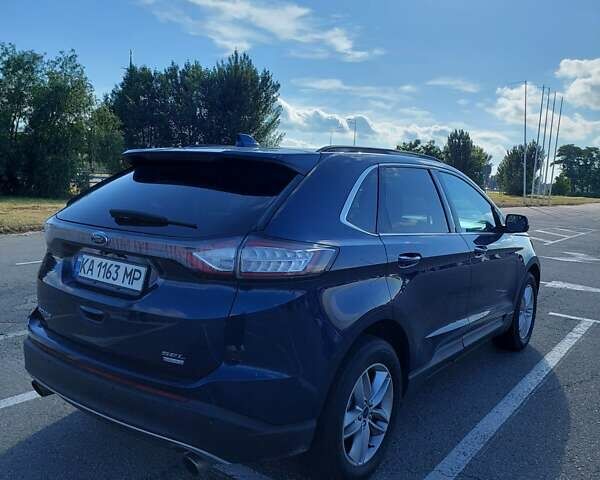 Синій Форд Едж, об'ємом двигуна 2 л та пробігом 126 тис. км за 15950 $, фото 3 на Automoto.ua