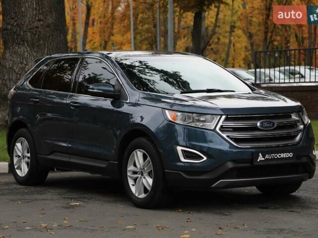 Синій Форд Едж, об'ємом двигуна 2 л та пробігом 105 тис. км за 17900 $, фото 2 на Automoto.ua