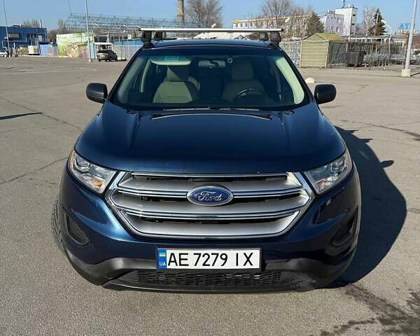 Синій Форд Едж, об'ємом двигуна 2 л та пробігом 76 тис. км за 13899 $, фото 1 на Automoto.ua
