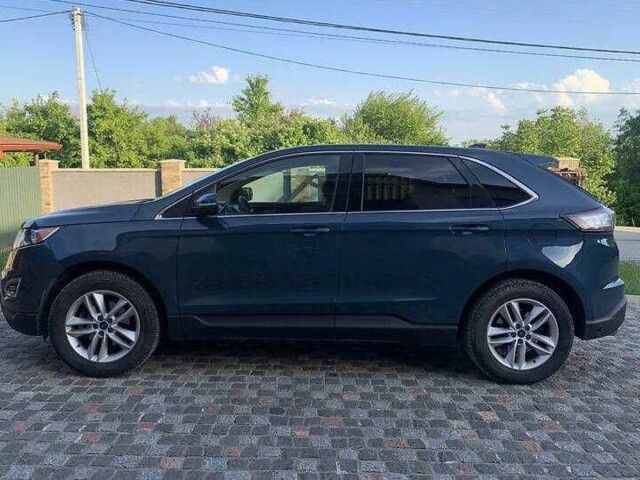 Синий Форд Эдж, объемом двигателя 2 л и пробегом 255 тыс. км за 10900 $, фото 4 на Automoto.ua