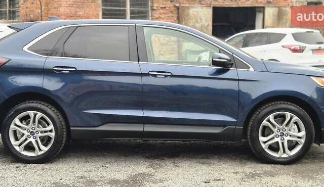 Синий Форд Эдж, объемом двигателя 2 л и пробегом 207 тыс. км за 15900 $, фото 2 на Automoto.ua