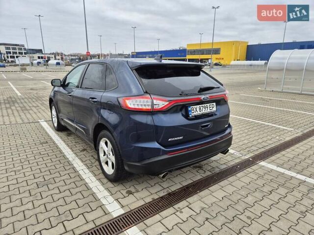 Синий Форд Эдж, объемом двигателя 2 л и пробегом 81 тыс. км за 13900 $, фото 2 на Automoto.ua