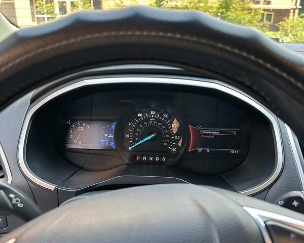 Синий Форд Эдж, объемом двигателя 2 л и пробегом 102 тыс. км за 18500 $, фото 2 на Automoto.ua