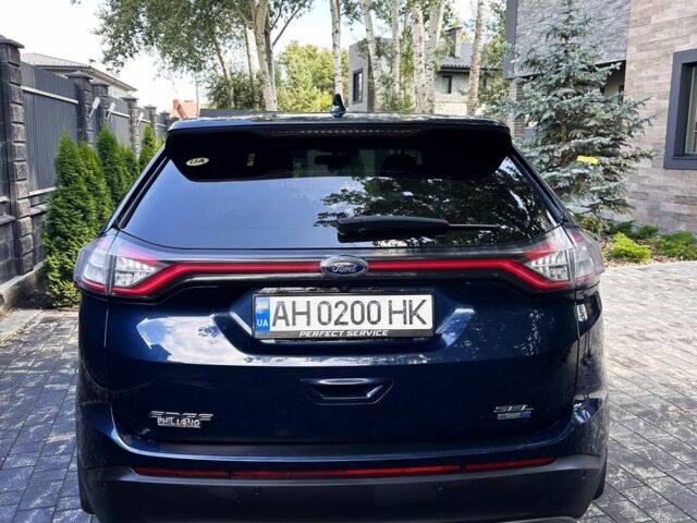 Синий Форд Эдж, объемом двигателя 2 л и пробегом 102 тыс. км за 18500 $, фото 9 на Automoto.ua