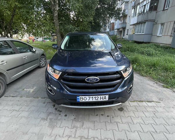 Синий Форд Эдж, объемом двигателя 2 л и пробегом 145 тыс. км за 11500 $, фото 2 на Automoto.ua