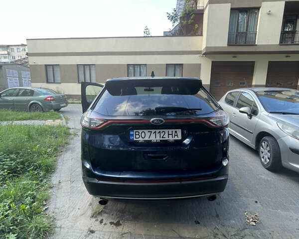 Синий Форд Эдж, объемом двигателя 2 л и пробегом 145 тыс. км за 11500 $, фото 3 на Automoto.ua