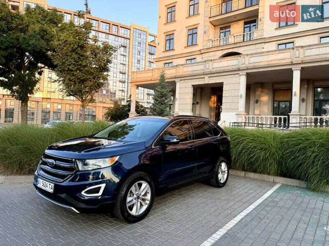 Синий Форд Эдж, объемом двигателя 2 л и пробегом 100 тыс. км за 16200 $, фото 3 на Automoto.ua
