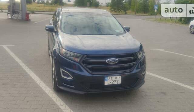 Синий Форд Эдж, объемом двигателя 2.72 л и пробегом 138 тыс. км за 18900 $, фото 1 на Automoto.ua
