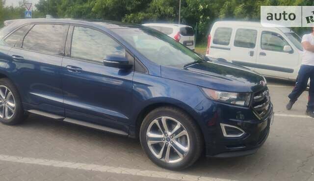 Синий Форд Эдж, объемом двигателя 2.72 л и пробегом 138 тыс. км за 18900 $, фото 2 на Automoto.ua