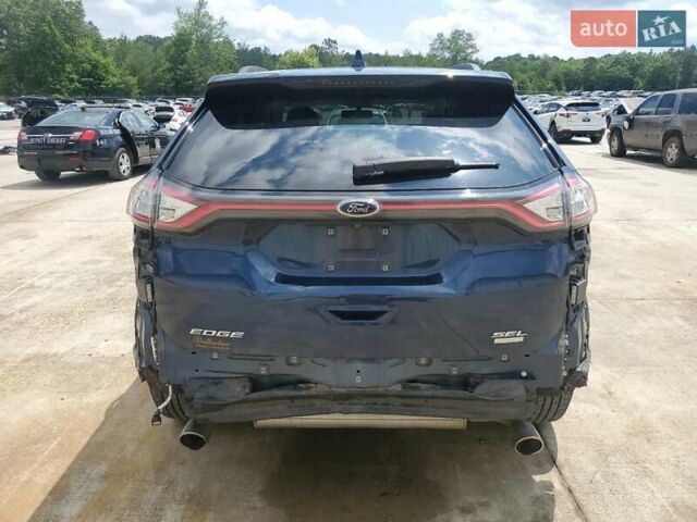 Синий Форд Эдж, объемом двигателя 2 л и пробегом 78 тыс. км за 3000 $, фото 5 на Automoto.ua