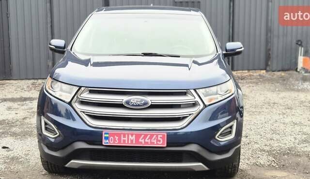 Синий Форд Эдж, объемом двигателя 2 л и пробегом 207 тыс. км за 15900 $, фото 7 на Automoto.ua