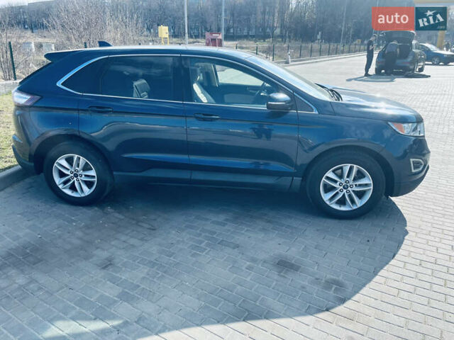 Синий Форд Эдж, объемом двигателя 2 л и пробегом 154 тыс. км за 14500 $, фото 6 на Automoto.ua