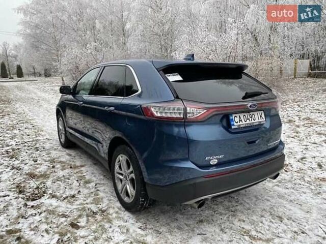Синій Форд Едж, об'ємом двигуна 2 л та пробігом 168 тис. км за 13500 $, фото 3 на Automoto.ua